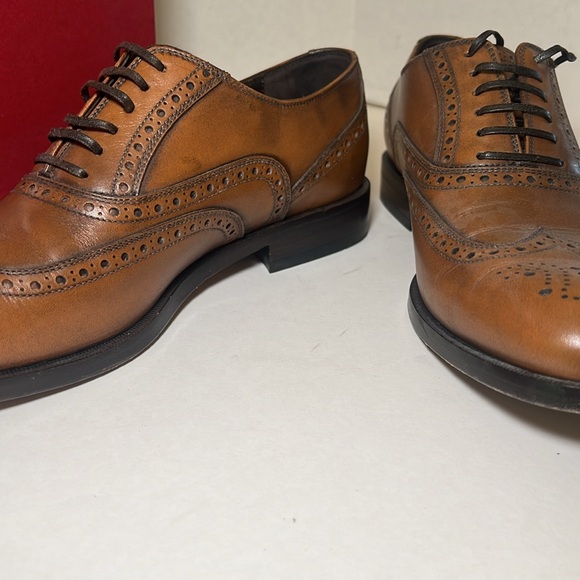 Salvatore Ferragamo Gerard Studio Edition Tan Calf size 8 Original Box - Picture 6 of 8